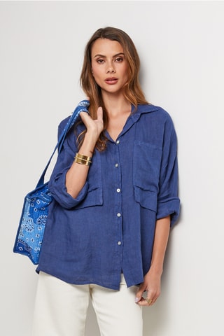 Sac porté épaule - Bleu