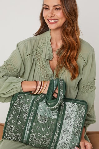 Sac porté épaule - Vert