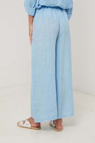 Pantalon en lin - Indigo