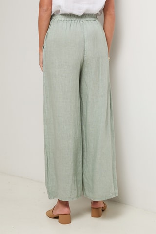 Pantalon en lin - Vert