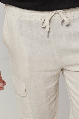 Short en lin - Beige