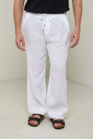 Pantalon large - Blanc