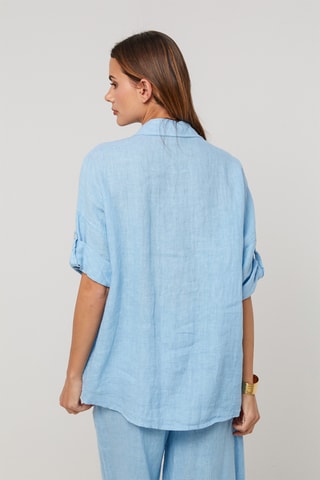 Chemisier en lin - Indigo
