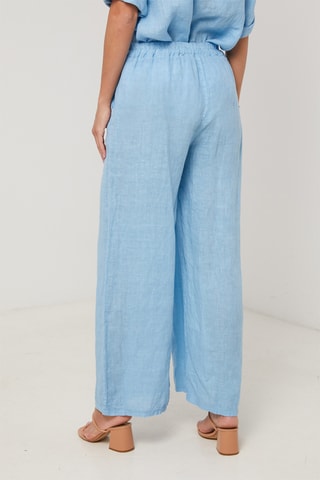 Pantalon en lin - Indigo