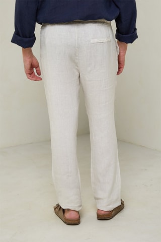Pantalon droit - Beige