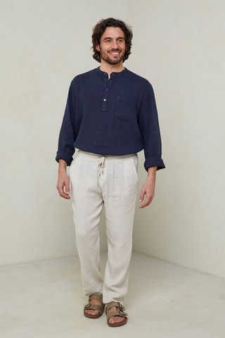 Pantalon droit - Beige