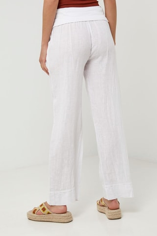 Pantalon en lin - Blanc