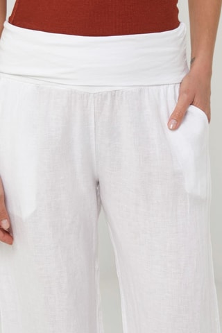 Pantalon en lin - Blanc