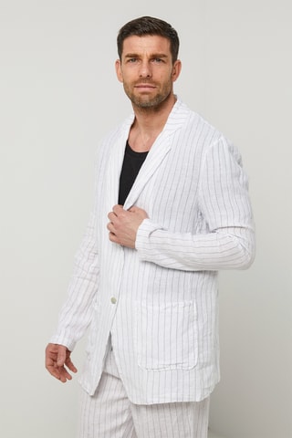 Veste en lin - Blanc