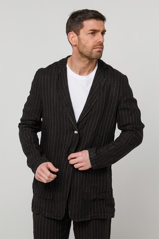 Veste en lin - Noir
