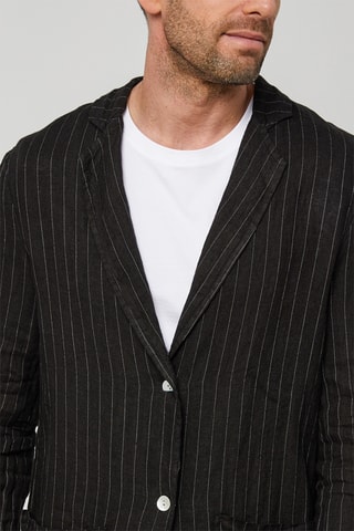 Veste en lin - Noir
