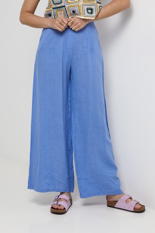 Pantalon en lin - Indigo