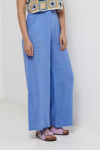 Pantalon en lin - Indigo