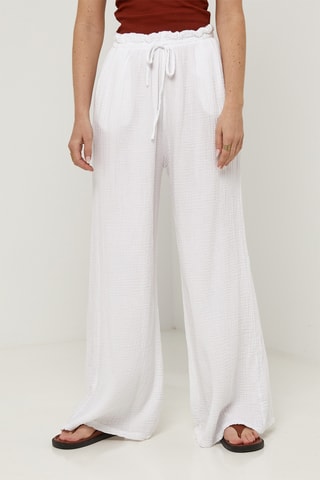 Pantalon en lin - Blanc