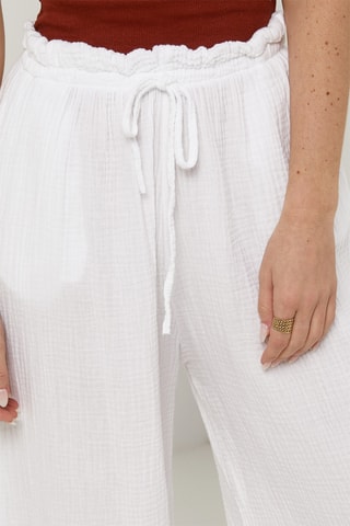 Pantalon en lin - Blanc