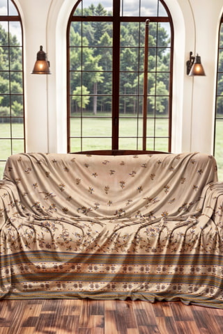 Manta de sofá - Beige