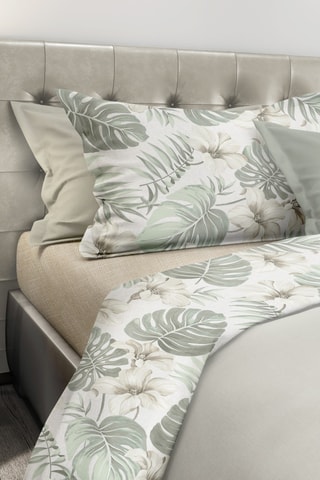 Juego de sábanas de algodón 30 x 27 hilos/cm² - Verde