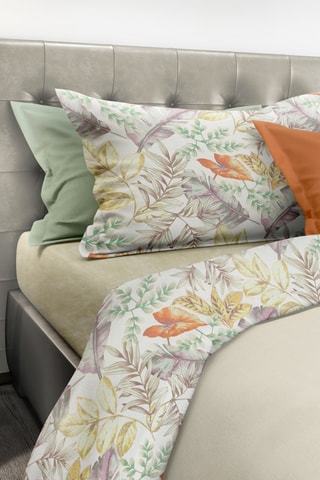 Juego de sábanas reversible - Beige