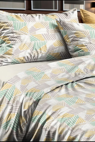 Juego de sábanas de algodón 30 x 27 hilos/cm² - Beige