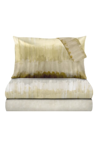 Juego de sábanas de algodón 30 x 27 hilos/cm² - Beige