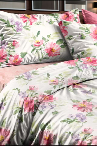 Juego de sábanas de algodón 30 x 27 hilos/cm² - Rosa