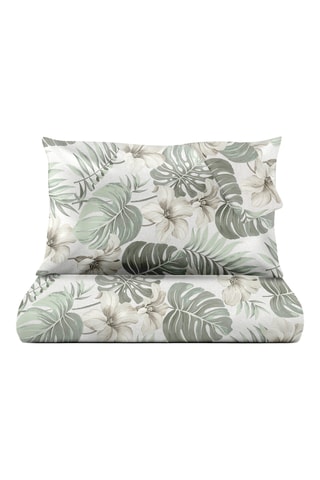 Juego de nórdico de algodón 30 x 27 hilos/cm² - Verde