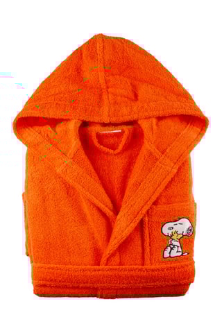 Albornoz con capucha Snoopy - Naranja