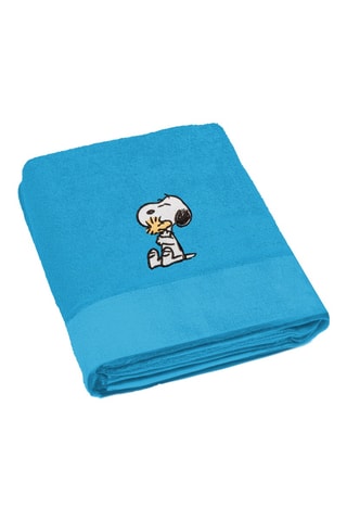 2 toallas de tocador Snoopy - Azul