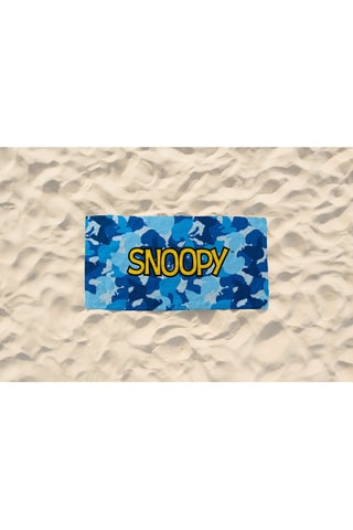 Toalla de playa Snoopy - Azul
