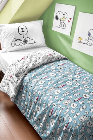 Juego de nórdico Snoopy - Azul