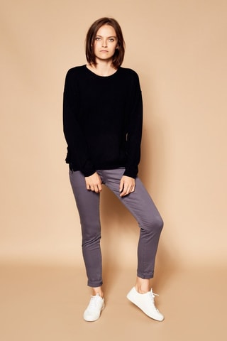 Jersey de lana y cachemir Miu - Negro