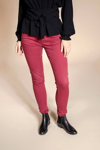 Pantalón slim Pommette - Rosa oscuro