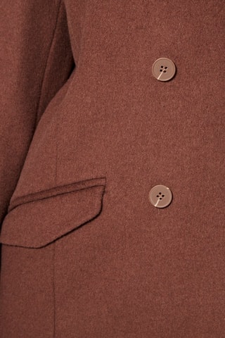 Abrigo de lana Louisiane - Marrón