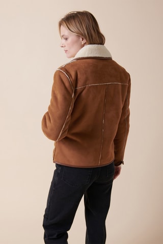 Chaqueta reversible Virunga - Camel y crudo