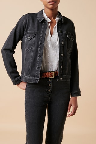 Chaqueta de algodón orgánico - 
Negro