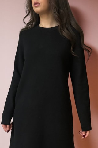 Vestido jersey Rachelie - Negro