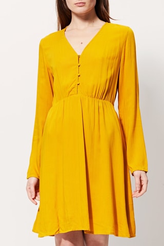 Vestido recto Ragote - Mostaza