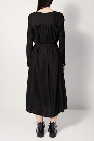 Vestido camisero Redland - Negro