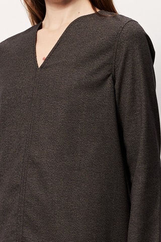 Vestido recto Riolize - Gris oscuro y negro