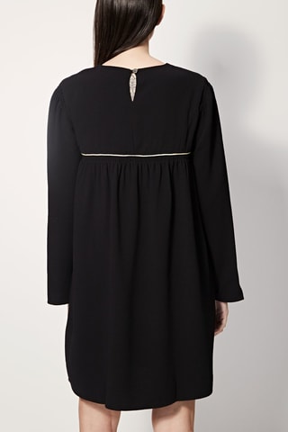 Vestido recto Raven - Negro