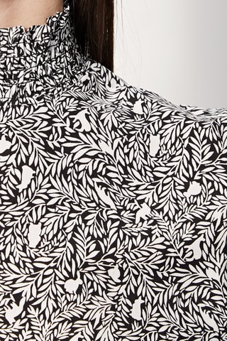 Vestido recto Rabbits - Negro y blanco