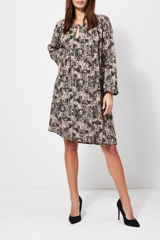 Vestido fluido - Crema