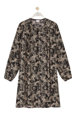 Vestido fluido - Crema