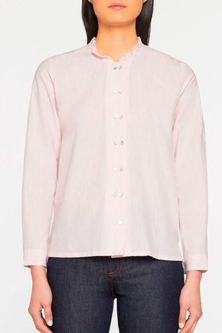 Camisa de rayas - Nude