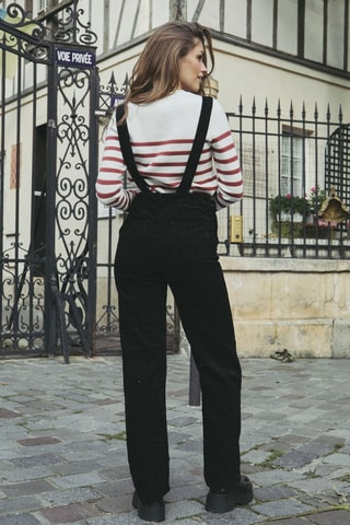 Peto de pana Yolaine - Negro