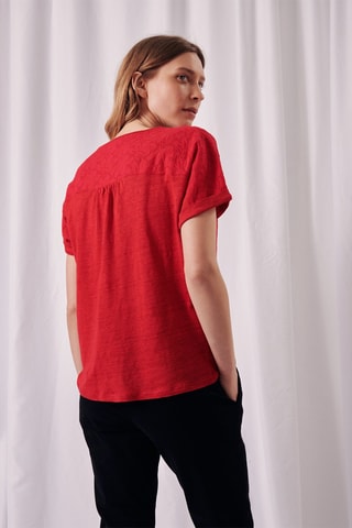 Camiseta oversize Adem - Rojo