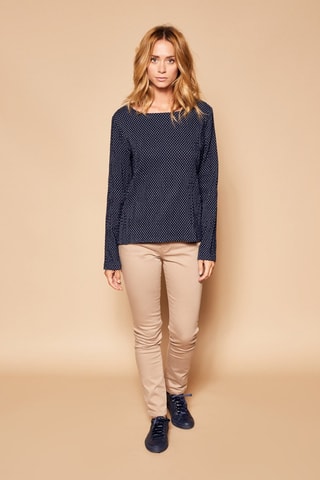 Blusa Trans - Azul marino