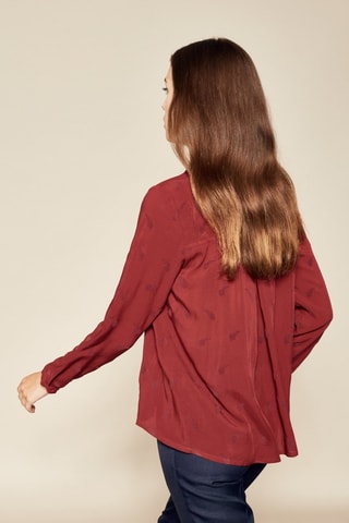 Blusa Tanzania - Burdeos