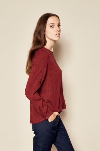 Blusa Tanzania - Burdeos