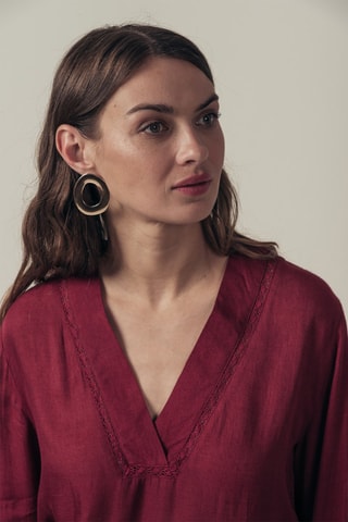 Blusa Tapovan - Burdeos